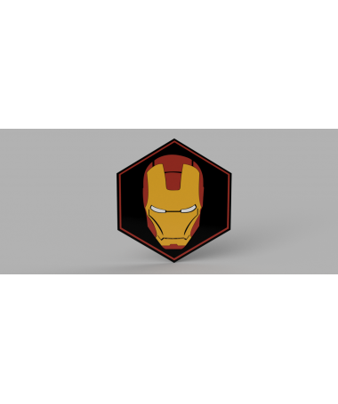 Placa Iron Man